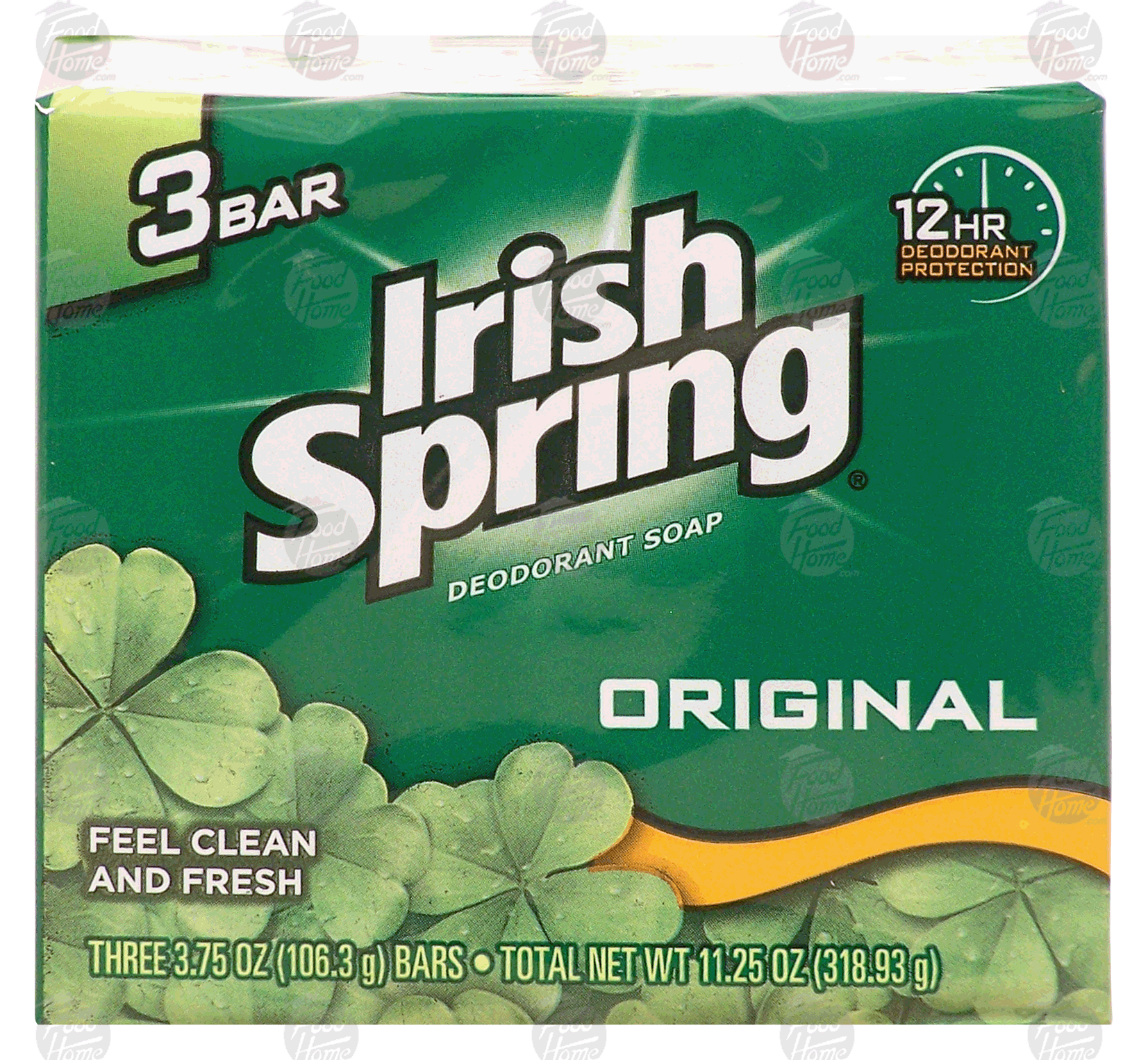 Irish Spring Deodorant Soap original, bar soap Full-Size Picture